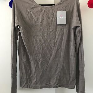 NWT Athleta Stardust Scoop Back Long Sleeve